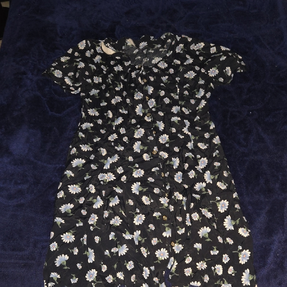 Floral Button-Up Dress